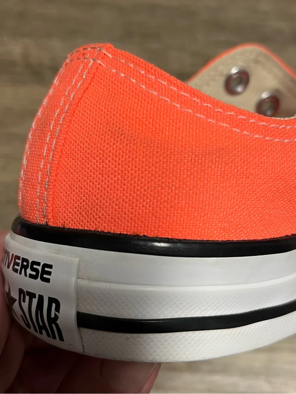 Converse Chuck Taylor All-Star Low Top - 155736F Hyper Orange - Men 6/Women 8 - Picture 9 of 15